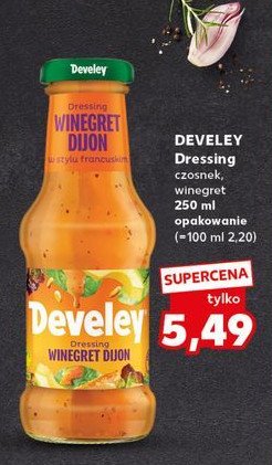 Dressing czosnkowy Develey promocja w Kaufland