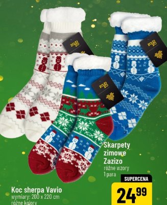 Skarpety zimowe różne wzory promocja w POLOmarket
