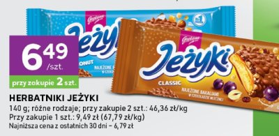 Herbatniki różne rodzaje promocja w Stokrotka