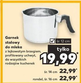 Garnek do mleka 14 cm promocja