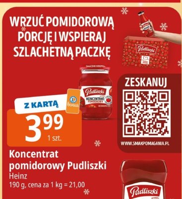 Koncentrat pomidorowy Pudliszki Heinz promocja w Leclerc
