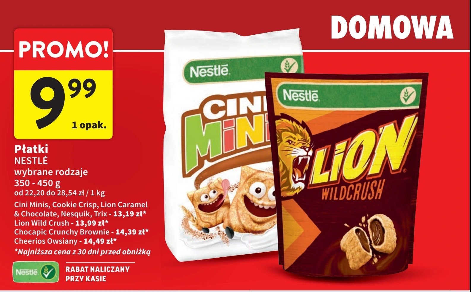 Płatki owsiane Cheerios oats promocja