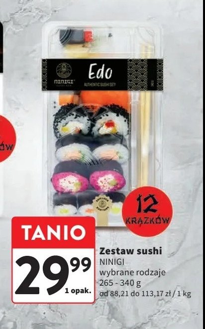 Sushi edo Ninigi promocja