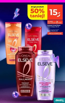 Szampon L'Oreal Elseve Full Resist promocja w Dealz