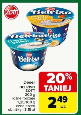 Deser Belriso Zott promocja w Carrefour Market