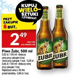 Piwo Żubr, 500 ml promocja w Twój Market