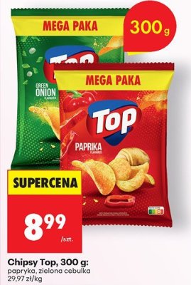 Chipsy Top, 300 g promocja w Biedronka