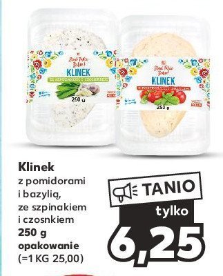 Klinek ze szpinakiem i czosnkiem K-classic stąd takie dobre! promocja