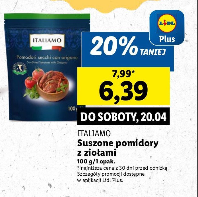 Suszone pomidory Italiamo promocja