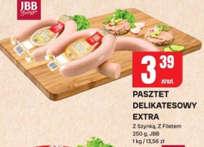 Pasztet delikatesowy extra z szynką, z filetem JBB promocja w Chorten
