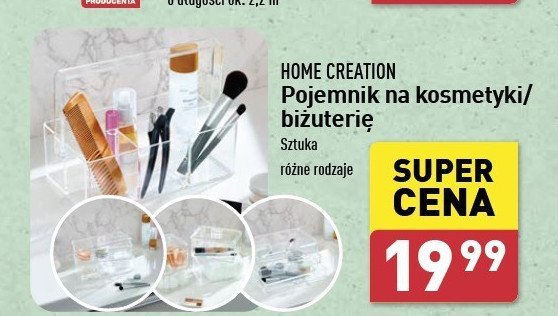 Pojemnik na kosmetyki/biżuterię Home creation promocja