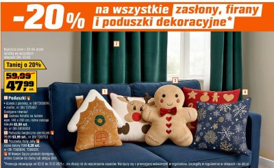 Poszewka Holly Jolly promocja w OBI