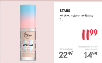 Korektor STARS kryjąco-nawilżający 6g promocja w Rossmann
