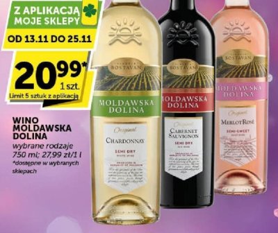 Wino Mołdawska Dolina Cabernet Sauvignon promocja w ABC