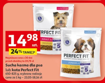 Sucha karma dla psa lub kota Perfect Fit 100-825 g, wybrane rodzaje promocja w Auchan