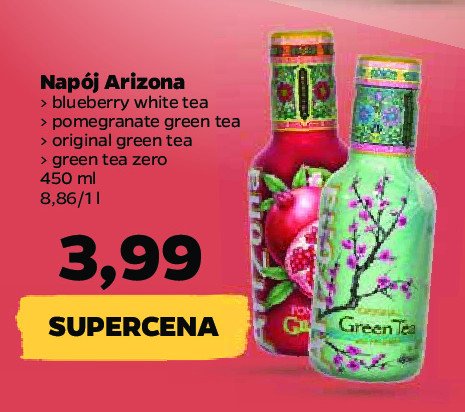 Napój zielona herbata original Arizona promocja