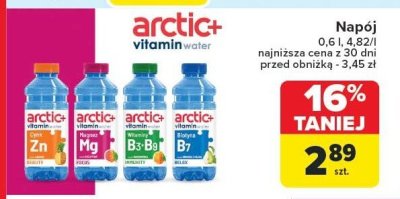 Napój arctic+ vitamin water 0,5l promocja w Carrefour