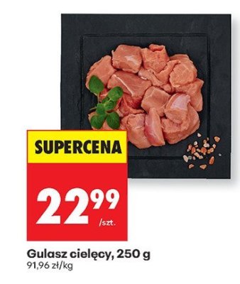 Gulasz cielęcy promocja w Biedronka