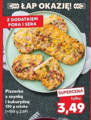 Pizzerka z szynką i kukurydzą promocja w Kaufland