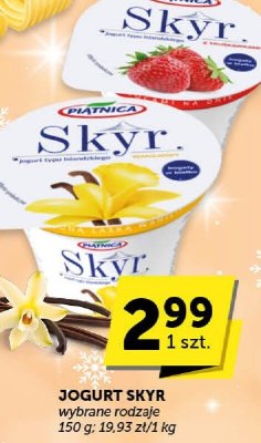 Jogurt Skyr wybrane rodzaje promocja w ABC