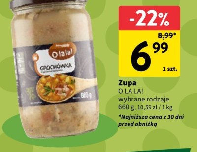 Zupa grochówka promocja w Intermarche