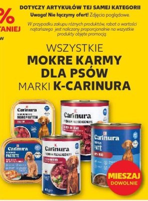 Wszystkie mokre karmy dla psów -100% na czwarty produkt promocja w Kaufland