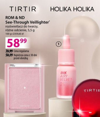 Tint do ust w płynie PERIPERA Ink Airy Velvet promocja w Hebe