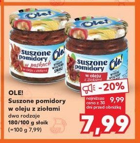 Pomidory suszone w oleju Ole! promocja