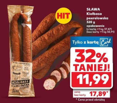 Kiełbasa peerelowska z indykiem Rzeźnik szymon poleca promocja w Kaufland