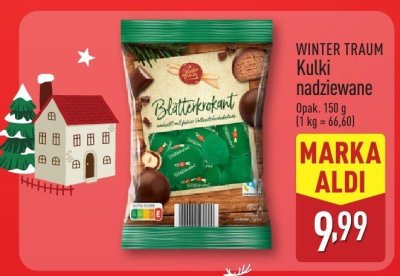 Kulki nadziewane WINTER TRAUM promocja w Aldi