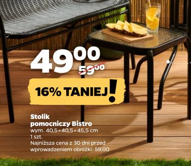 Stolik pomocniczy bistro promocja