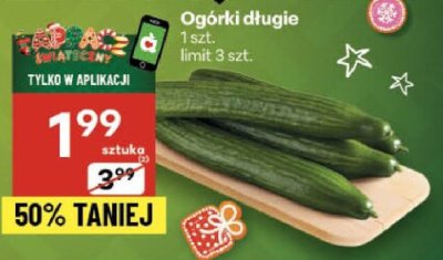 Ogórki długie promocja w Delikatesy Centrum