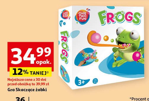 Gra skacząe żabki One two fun promocja