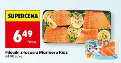 Fileciki z łososia Marinero Kids promocja w Biedronka