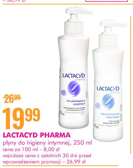Płyn ginekologiczny łagodzący Lactacyd pharma promocja