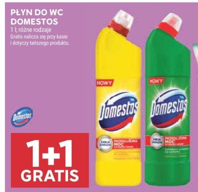 Płyn do WC Domestos 1 l różne rodzaje promocja w Stokrotka