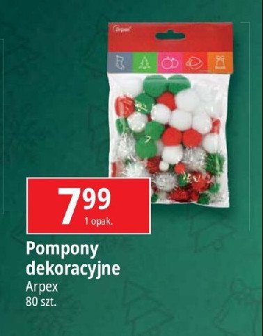 Pompony dekoracyjne Arpex promocja