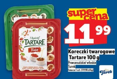 Koreczki twarogowe Tartare 100 g promocja w TOPAZ
