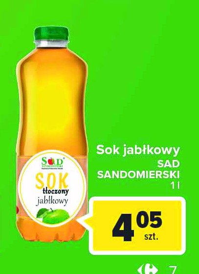 Sok t艂oczony jab艂kowy Sad sandomierski promocja
