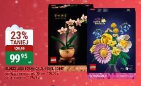 Klocki LEGO Botanicals 10344, 10347 promocja w bi1