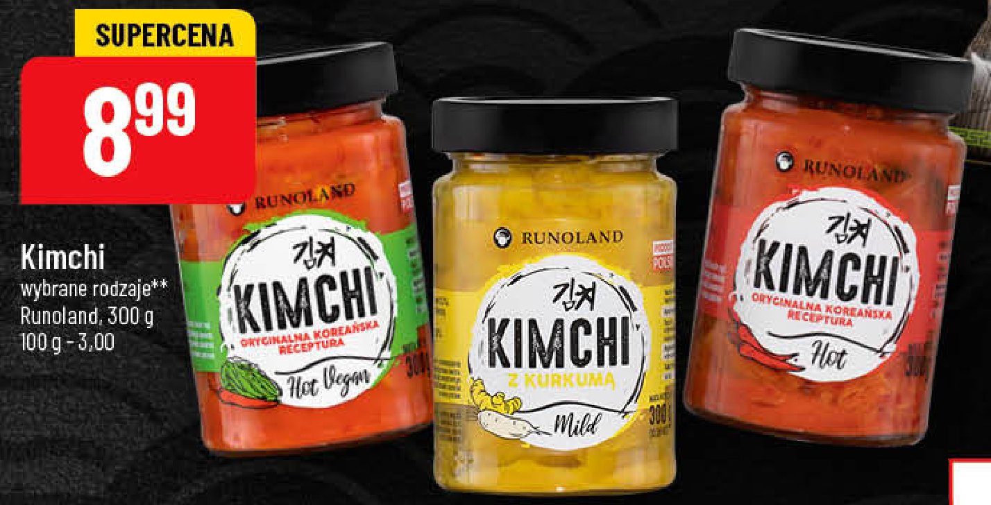 Kimchi z kurkumą Runoland promocja