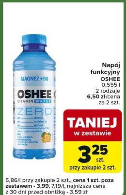 Napój funkcyjny OSHEE promocja w Carrefour Express