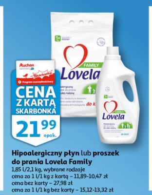Proszek do prania do kolorów family Lovela promocja