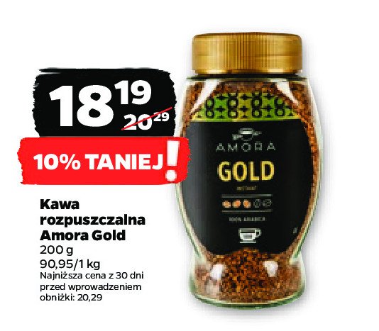 Kawa Amora gold promocja