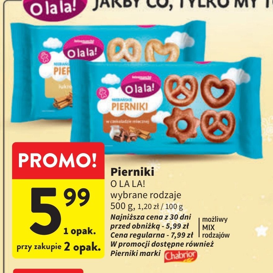 Pierniki w czekoladzie mlecznej O la la! promocja