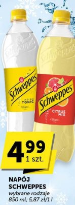 Napój Schweppes wybrane rodzaje promocja w Euro Sklep