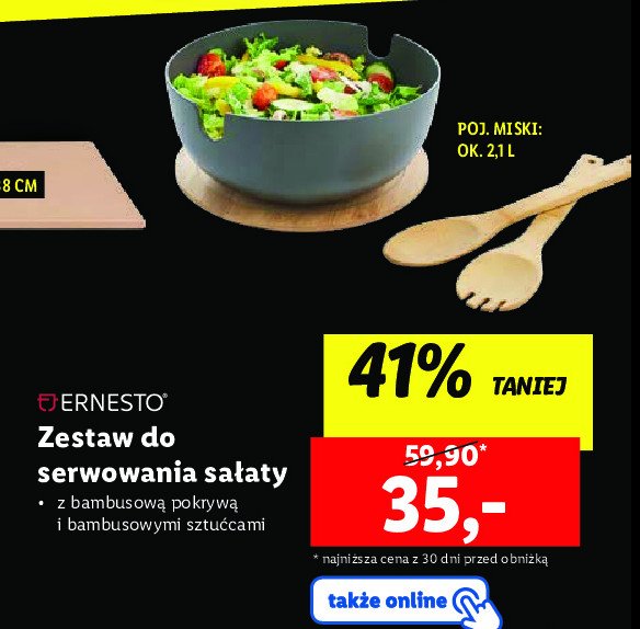 Zestaw do serwowania sa艂aty Ernesto promocja