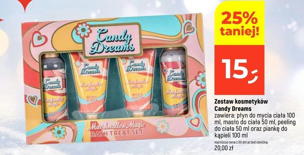 Zestaw candy dreams promocja w Dealz