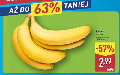 Banany promocja w Aldi