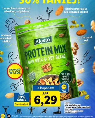 Mix proteinowy z orzechami i ziarnami soi Alesto promocja